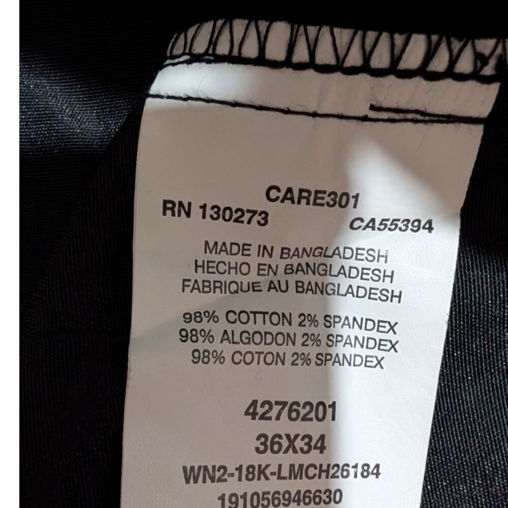 Men's Lee® Performance Series Relaxed-Fit Tri-Flex Pants Black 36/34 - Picture 4 of 7